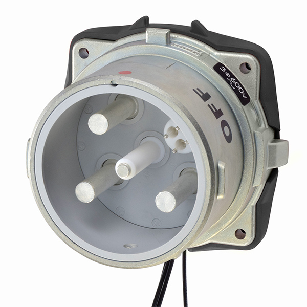 37-28143-174 - DS200 INLET METAL SIZE 6 TYPE 3R 3P+G 200A 600 VAC 60 Hz +4 AUX